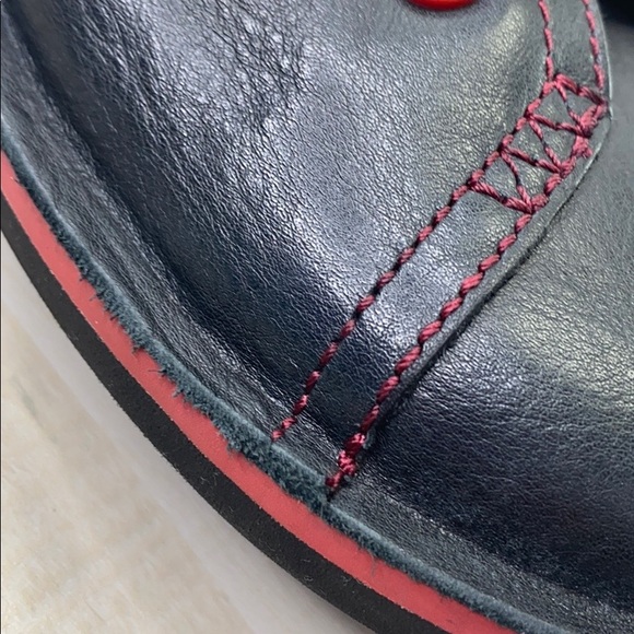 Sold Camper Beetle 18648 Mens Black Red Leather - Picture 13 of 14